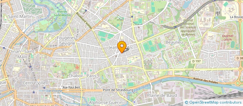 localisation de l'entreprise AJM RENNES GARE à RENNES