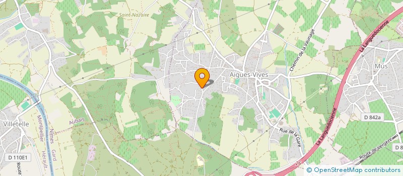 localisation de l'entreprise AJM SERVICES à AIGUES-VIVES