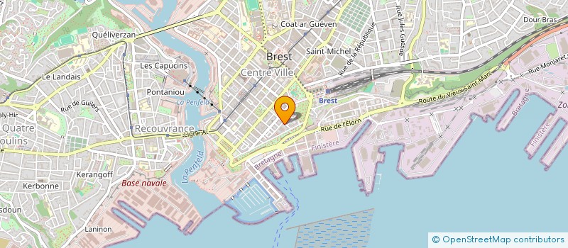 localisation de l'entreprise AJM TAXI à BREST