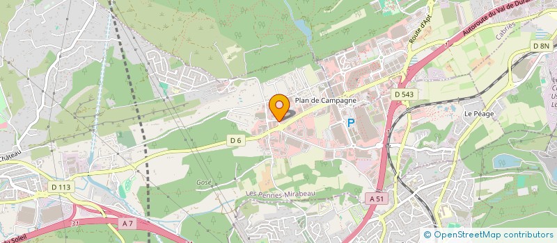 localisation de l'entreprise AJM21 à LES PENNES-MIRABEAU