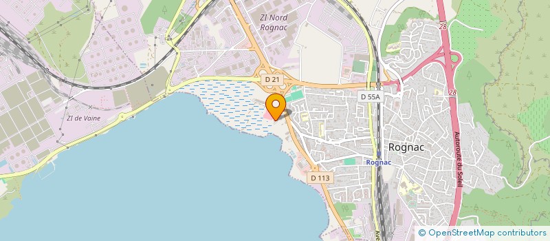 localisation de l'entreprise AJM2L  ROGNAC