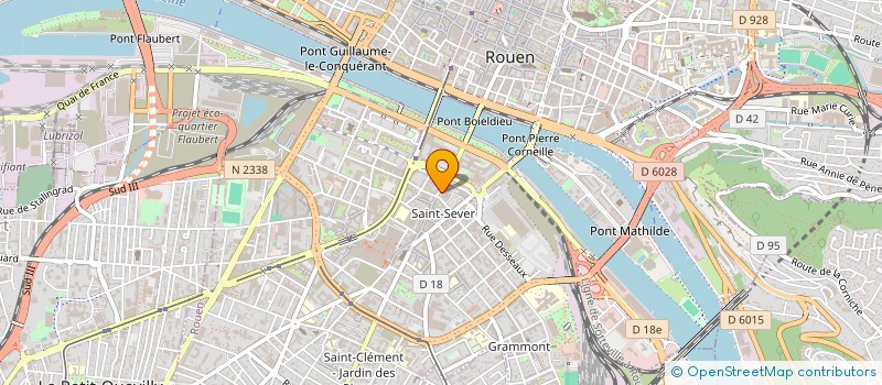 localisation de l'entreprise AJMA à ROUEN