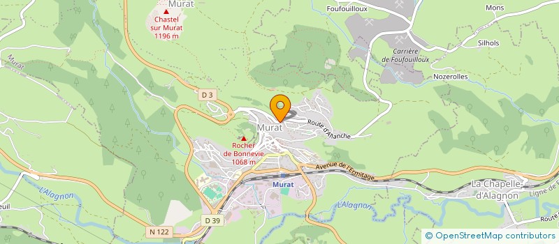 localisation de l'entreprise AJMD à MURAT