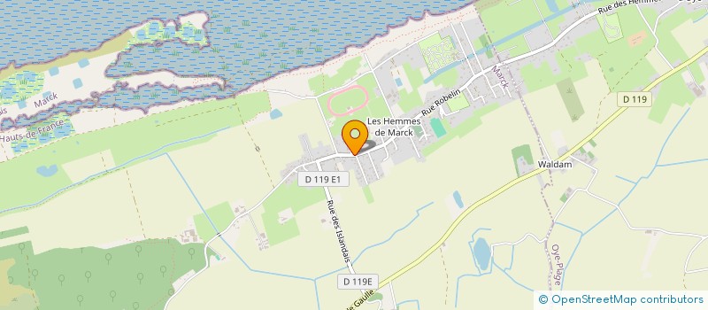 localisation de l'entreprise AJMG  CALAIS