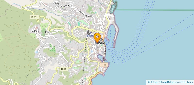 localisation de l'entreprise AJMGM à BASTIA