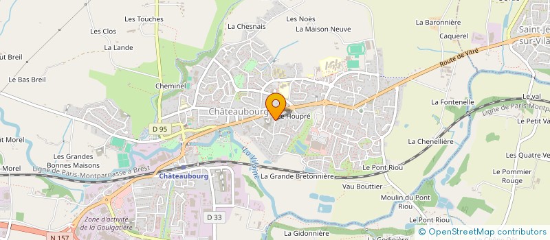 localisation de l'entreprise AJMJ  CHATEAUBOURG