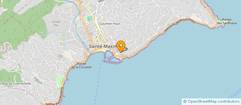 localisation de l'entreprise AJMMO ST-TROP' à SAINTE-MAXIME