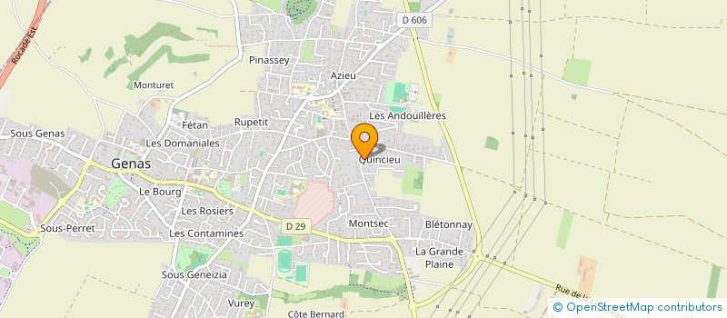 localisation de l'entreprise AJMO  GENAS