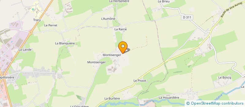 localisation de l'entreprise AJMP BATIMENT à VIRE-NORMANDIE