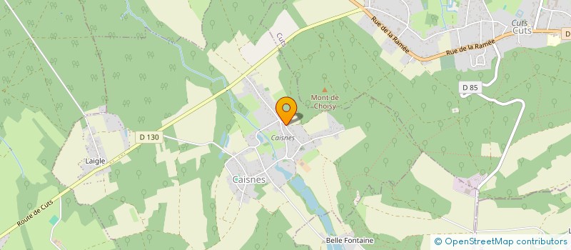 localisation de l'entreprise AJN  CAISNES