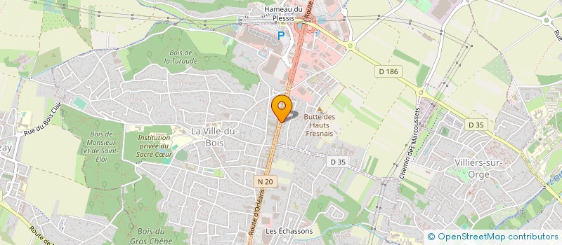 localisation de l'entreprise AJN AUTOMOBILES à BALLAINVILLIERS