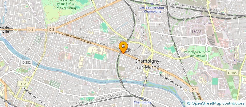 localisation de l'entreprise AJN EXPANSION à CHAMPIGNY-SUR-MARNE