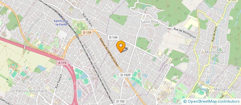 localisation de l'entreprise AJN FLUIDES à SAINT-PRIX