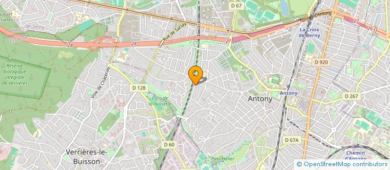 localisation de l'entreprise AJN IMMOBILIER à ANTONY