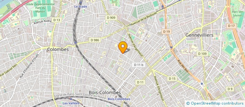 localisation de l'entreprise AJNA AYUDA à BOIS-COLOMBES