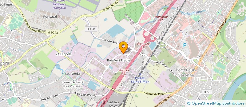 localisation de l'entreprise AJNET-ENTREPRISE DE PROPRETE à COLOMIERS