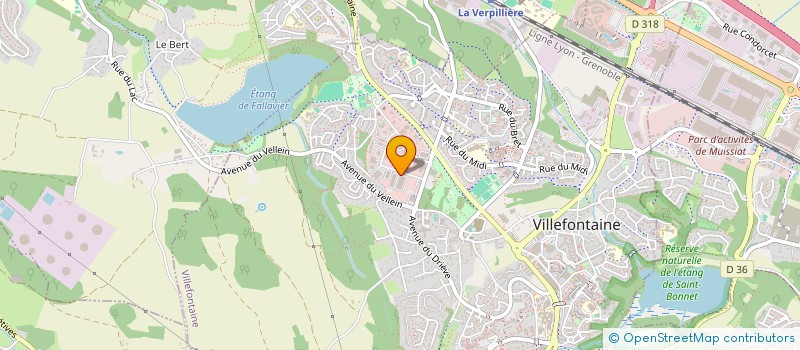 localisation de l'entreprise AJNOR IMMOBILIER  VILLEFONTAINE