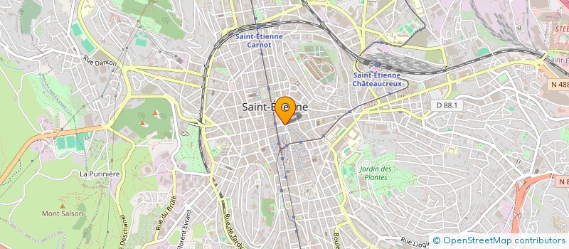 localisation de l'entreprise AJO à SAINT-ETIENNE