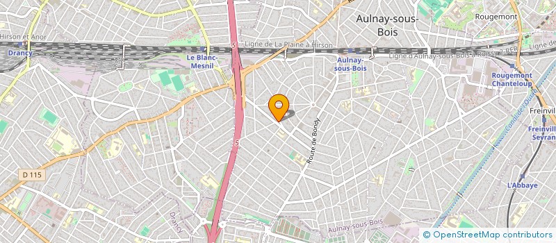 localisation de l'entreprise AJOA  AULNAY-SOUS-BOIS