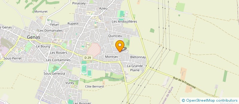 localisation de l'entreprise AJOLAN TRANSPORT ASSISTANCE  GENAS