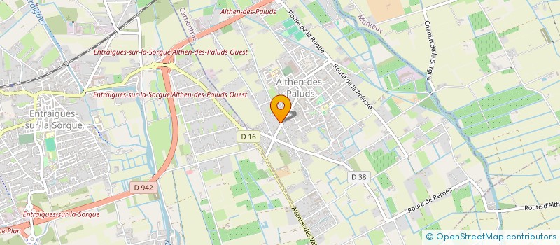 localisation de l'entreprise AJONK MENUISERIE à ALTHEN-DES-PALUDS