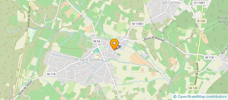 localisation de l'entreprise AJOPA  SAINT-DREZERY