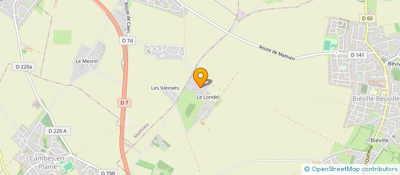 localisation de l'entreprise AJOUPA  BIEVILLE-BEUVILLE