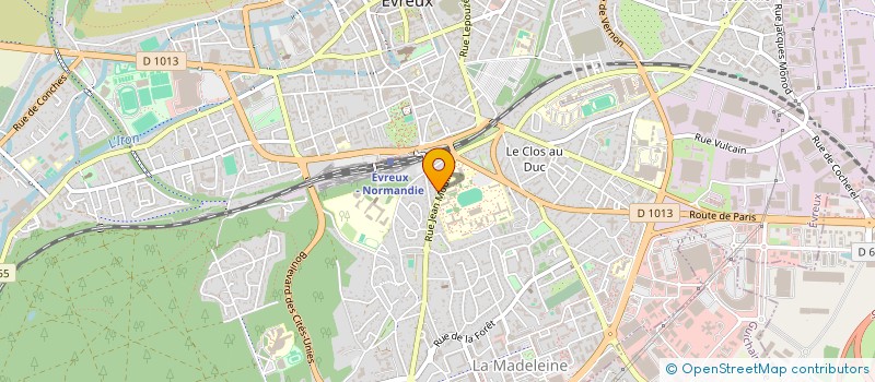 localisation de l'entreprise AJOUR  EVREUX