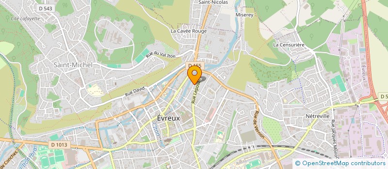 localisation de l'entreprise AJOVIA  EVREUX