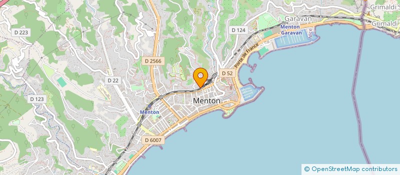 localisation de l'entreprise AJP 2006 à MENTON