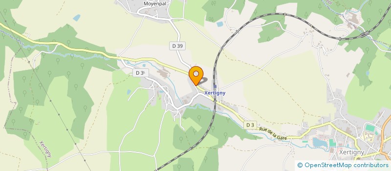 localisation de l'entreprise AJP à XERTIGNY