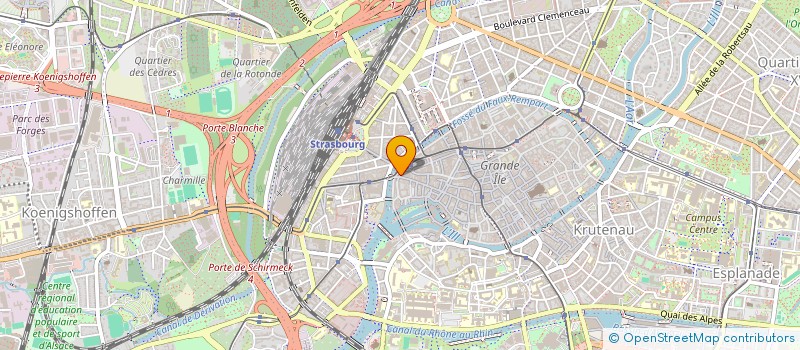 localisation de l'entreprise AJP BATIMENT à STRASBOURG