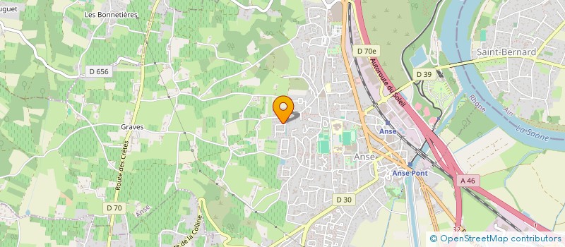 localisation de l'entreprise AJP & FILLES  ANSE