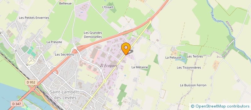 localisation de l'entreprise AJP MAINTENANCE CONSEIL  SAUMUR