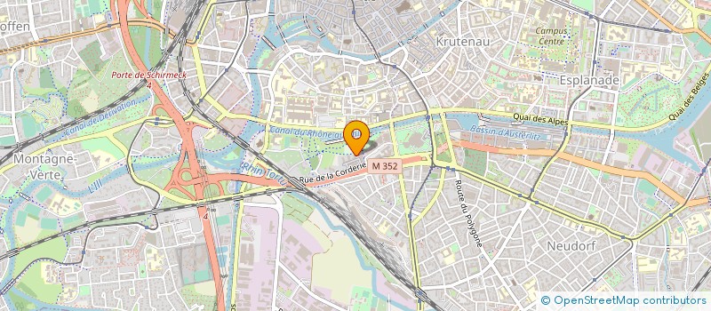 localisation de l'entreprise AJP SERVICES à STRASBOURG