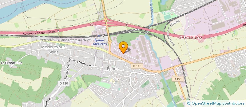 localisation de l'entreprise AJP-SERVICES  AUBERGENVILLE