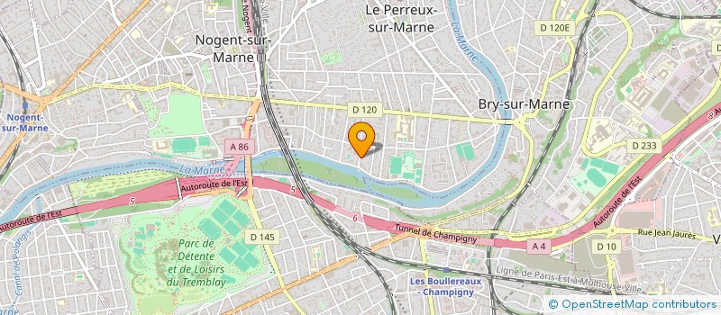localisation de l'entreprise AJPAM  LE PERREUX-SUR-MARNE