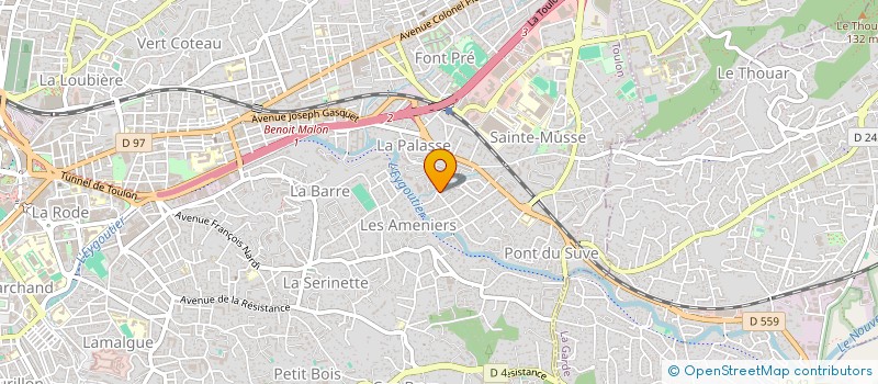 localisation de l'entreprise AJPB  TOULON