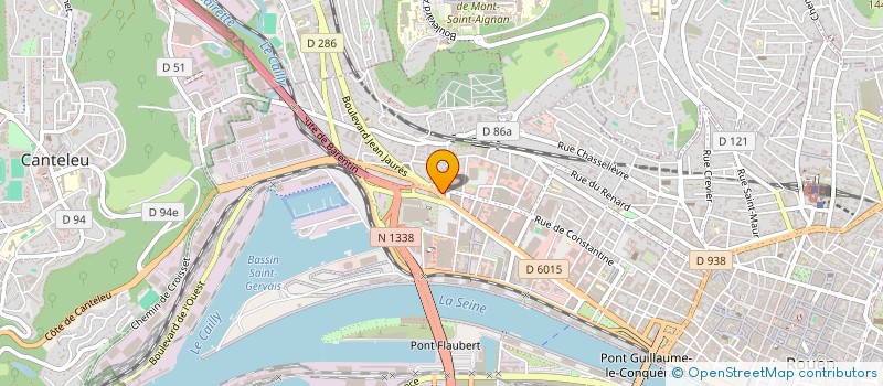 localisation de l'entreprise AJPC AUTOMOBILE à ROUEN