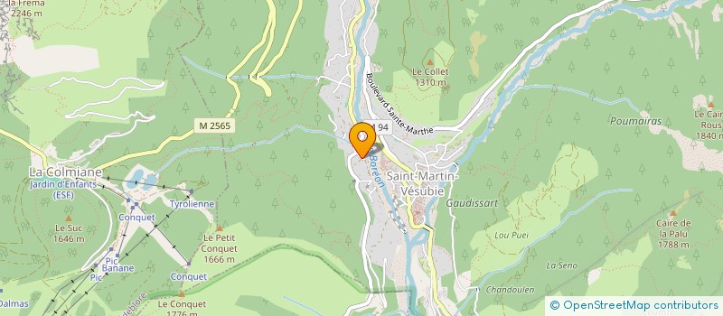 localisation de l'entreprise AJPEF  SAINT-MARTIN-VESUBIE