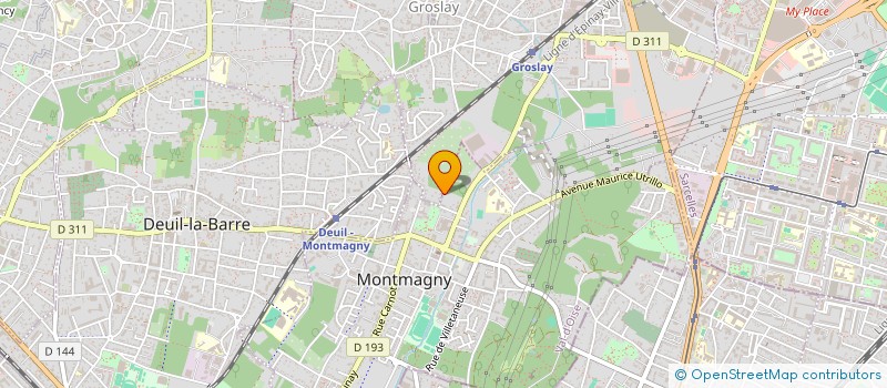 localisation de l'entreprise AJPEINTURE  MONTMAGNY