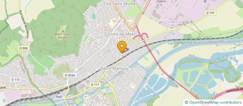 localisation de l'entreprise AJPHARM  TOUL