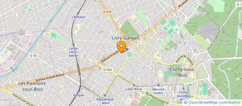 localisation de l'entreprise AJPM à LIVRY-GARGAN