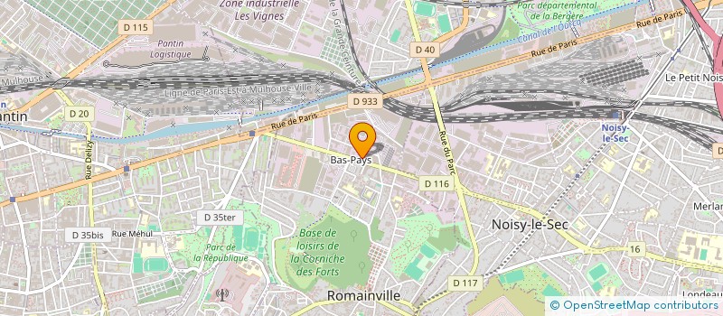 localisation de l'entreprise AJPP IMMOBILIER  ROMAINVILLE