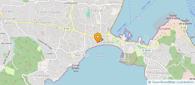 localisation de l'entreprise AJR à LA SEYNE-SUR-MER