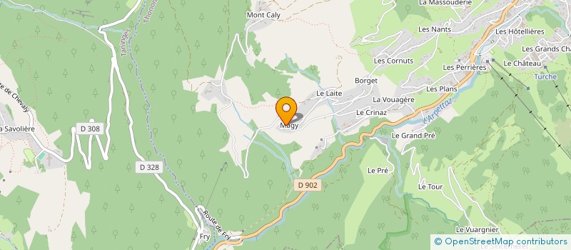 localisation de l'entreprise AJR  LES GETS