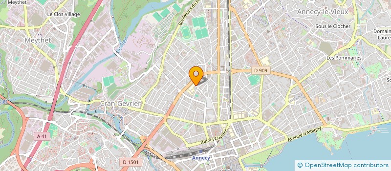 localisation de l'entreprise AJR ANNECY à ANNECY