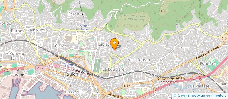 localisation de l'entreprise AJR BUREAUTIQUE à TOULON