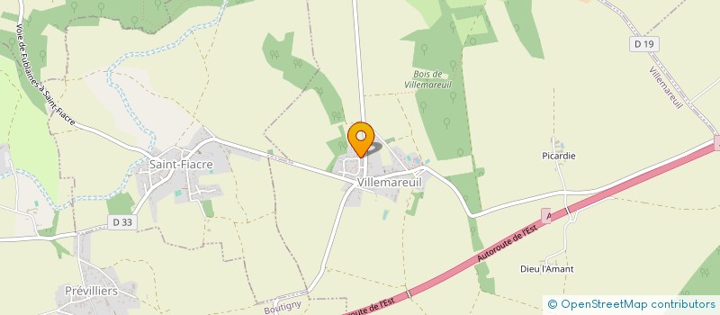 localisation de l'entreprise AJR CONCEPT  VILLEMAREUIL