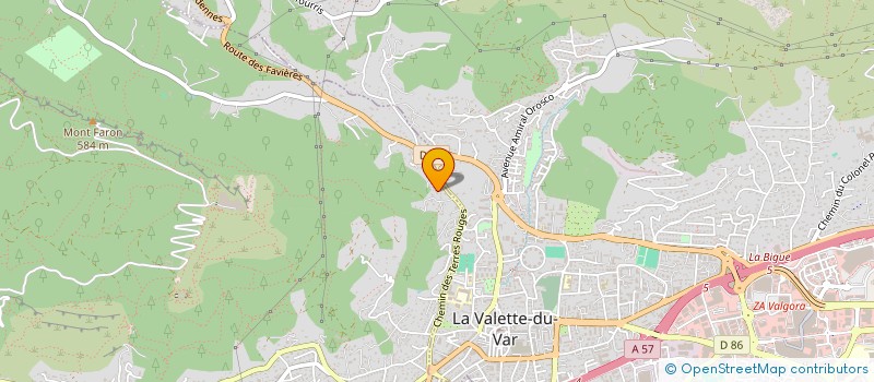 localisation de l'entreprise AJR DISTRIBUTION à TOULON